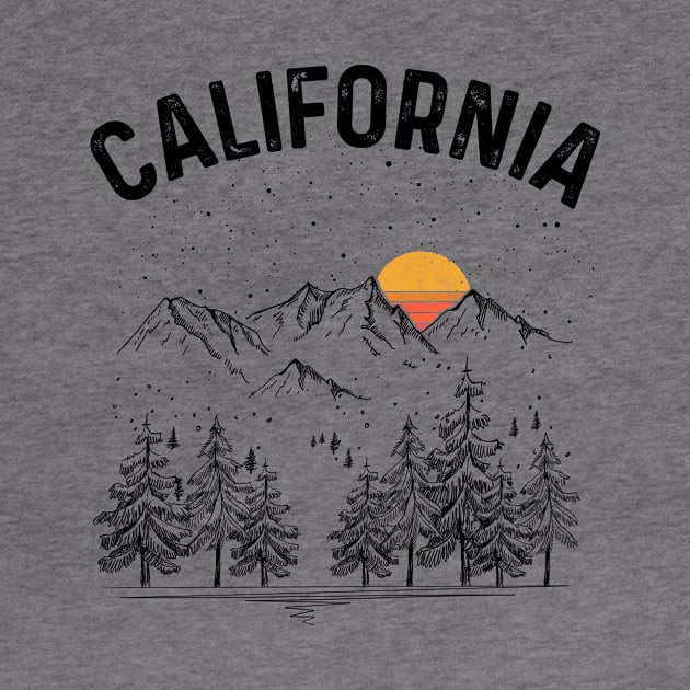 California State Vintage Retro by DanYoungOfficial